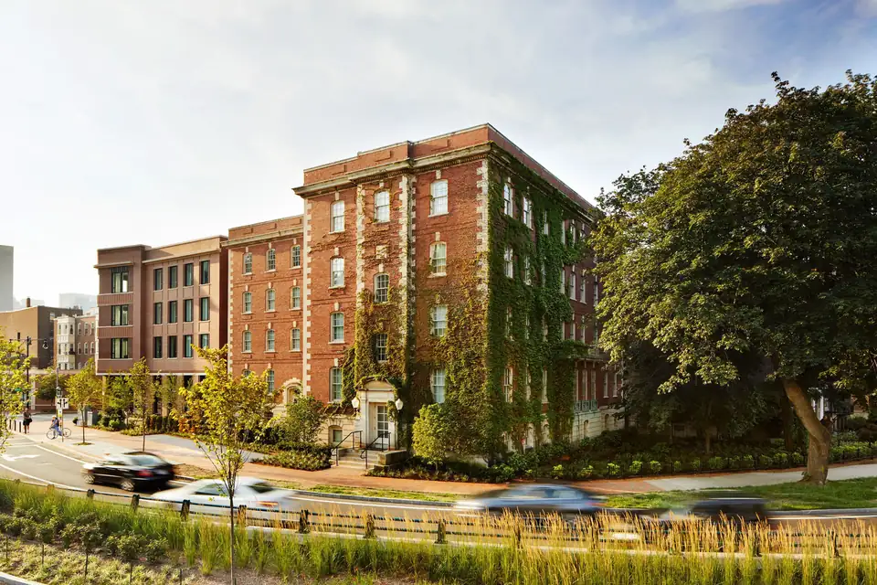 The Whitney Hotel on Charles Street at the foot of Beacon Hill
